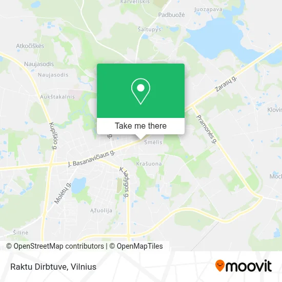 Raktu Dirbtuve map