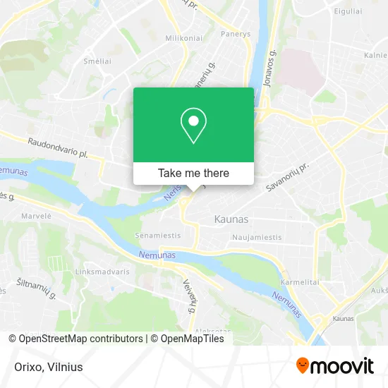 Orixo map