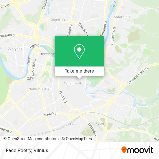 Face Poetry map
