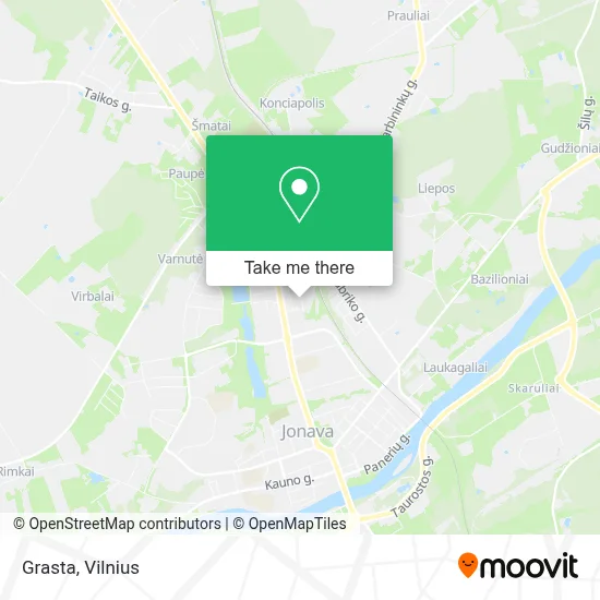 Grasta map