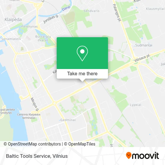 Baltic Tools Service map