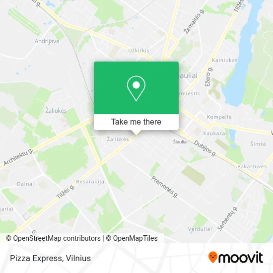 Pizza Express map