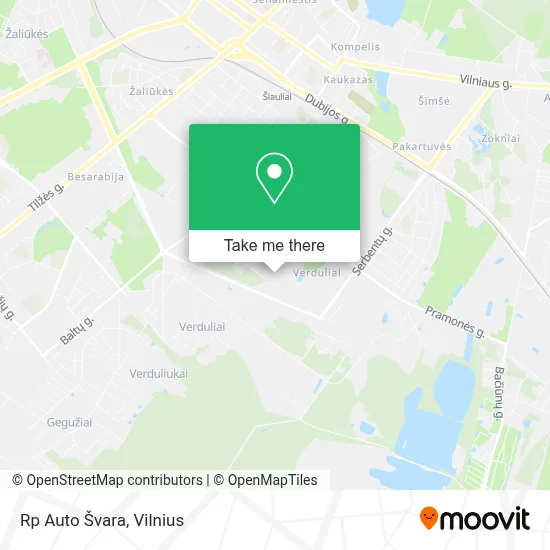 Rp Auto Švara map