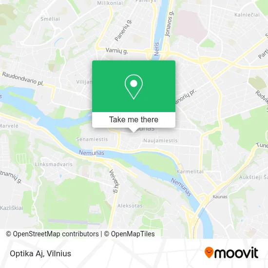 Optika Aj map