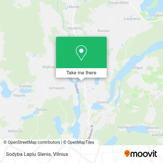 Sodyba Lapiu Slenis map