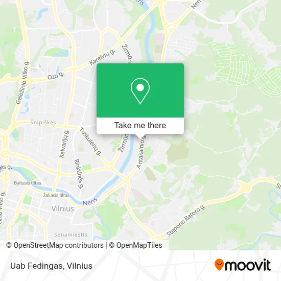 Uab Fedingas map