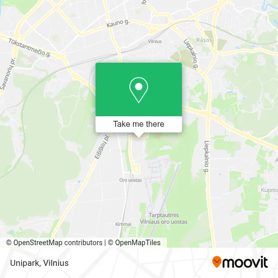 Unipark map