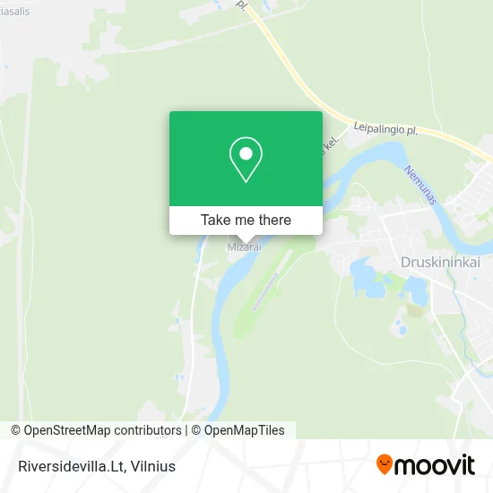 Riversidevilla.Lt map
