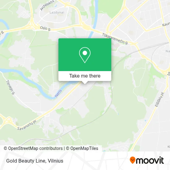 Gold Beauty Line map