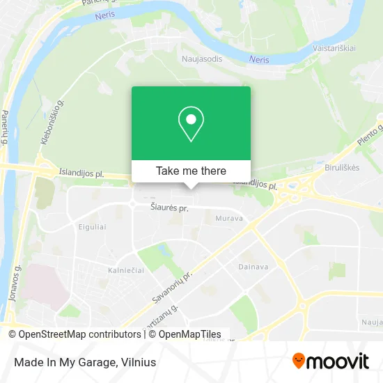 Made In My Garage map