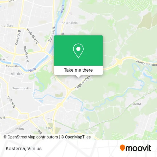 Kosterna map