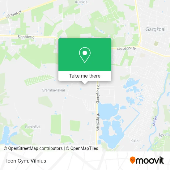 Icon Gym map