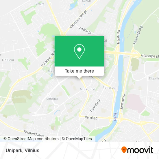 Unipark map