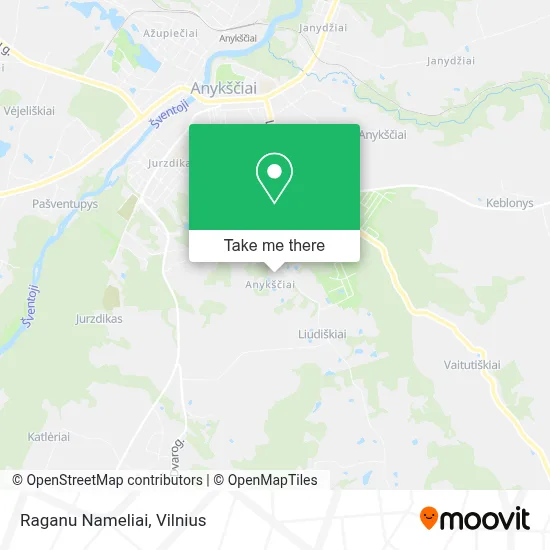 Raganu Nameliai map