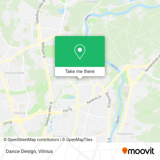 Dance Design map