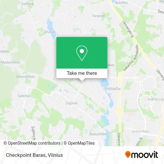 Checkpoint Baras map