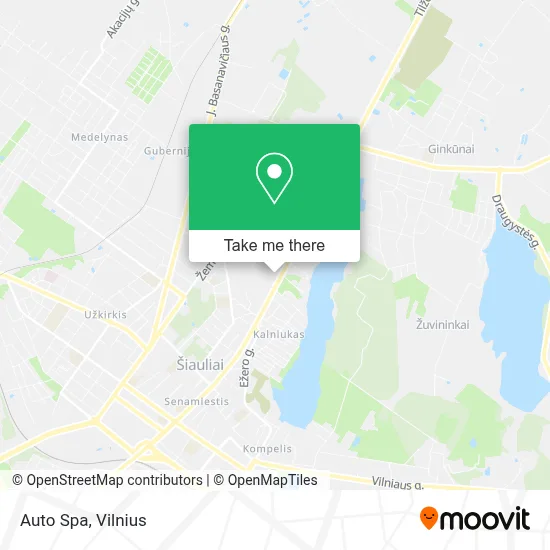 Auto Spa map