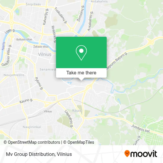Mv Group Distribution map