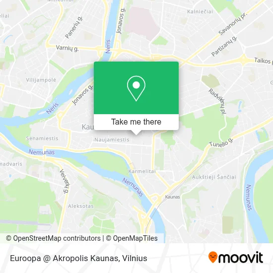 Euroopa @ Akropolis Kaunas map