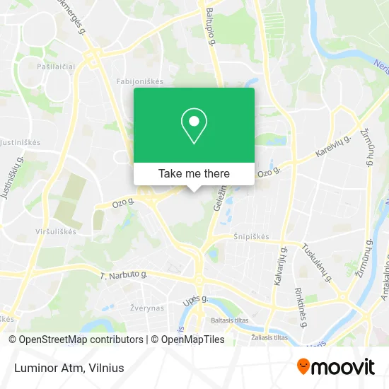 Luminor Atm map