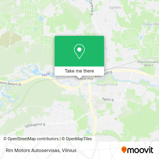 Rm Motors Autoservisas map
