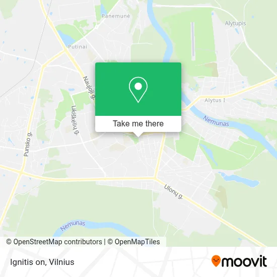 Ignitis on map