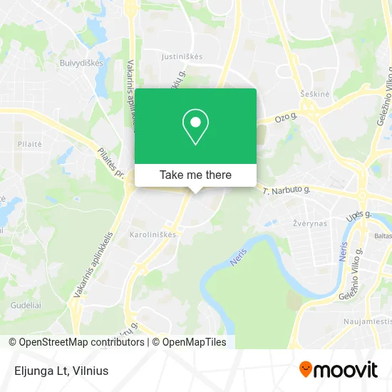 Eljunga Lt map