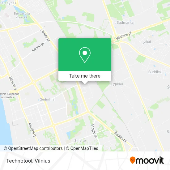 Technotool map