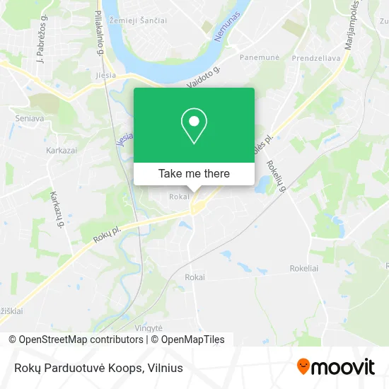 Rokų Parduotuvė Koops map