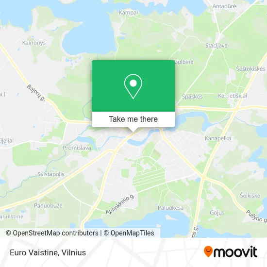 Euro Vaistine map