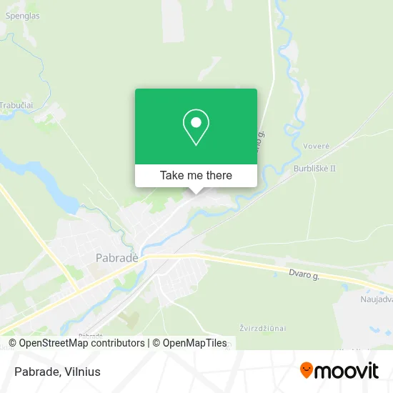 Pabrade map