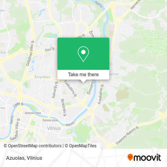 Azuolas map