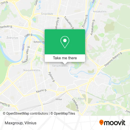 Maxgroup map