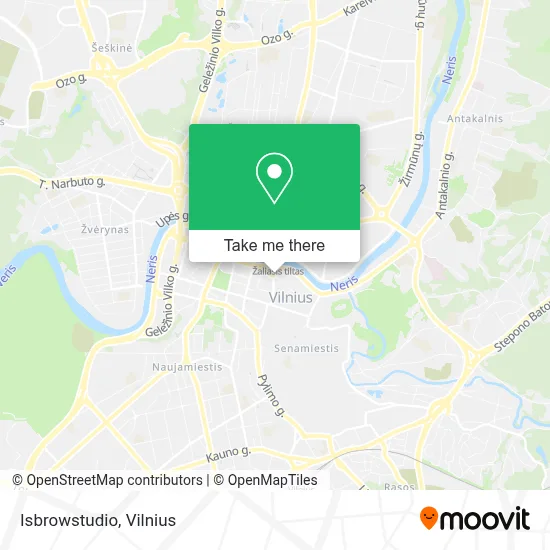 Isbrowstudio map