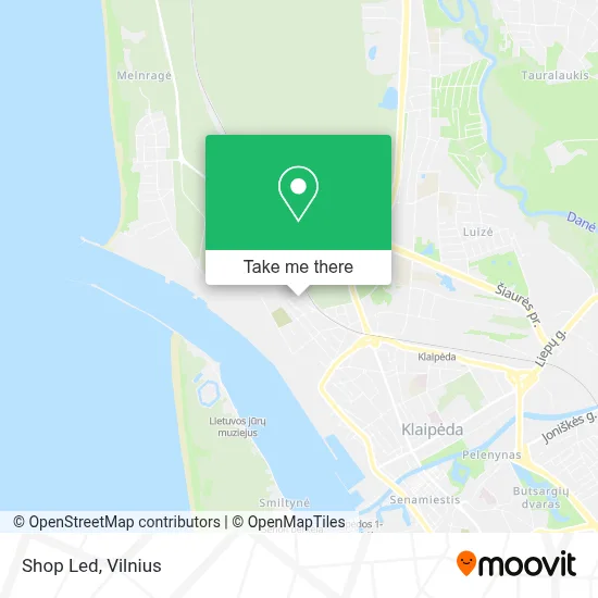 Shop Led map