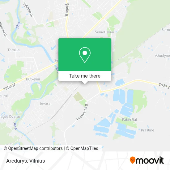 Arcdurys map
