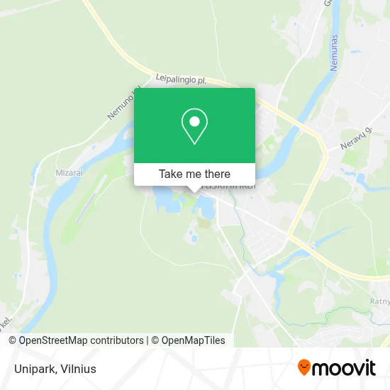 Unipark map