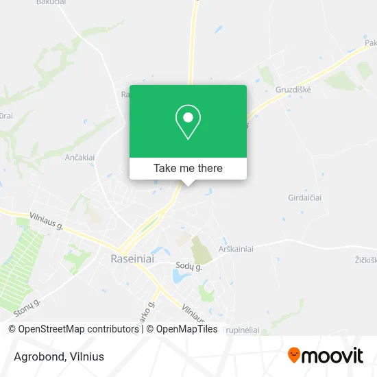 Agrobond map