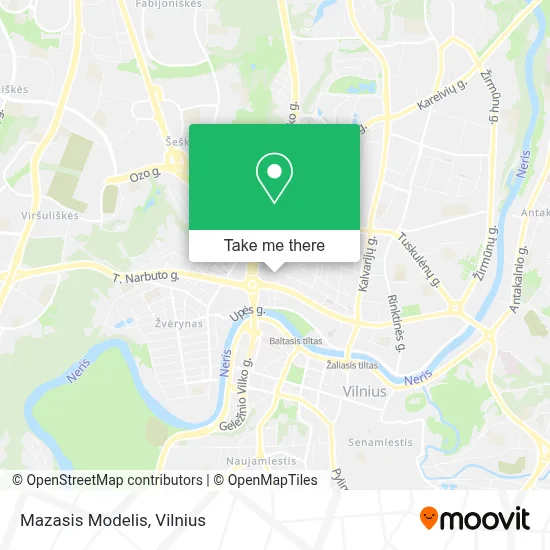 Mazasis Modelis map