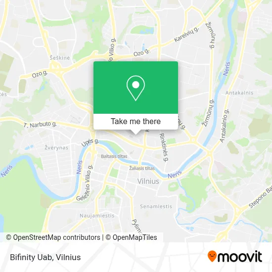Bifinity Uab map