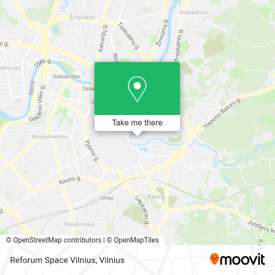 Reforum Space Vilnius map