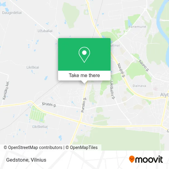 Gedstone map