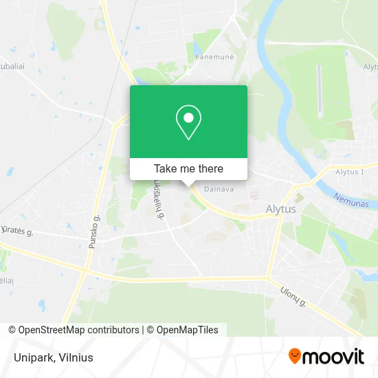 Unipark map
