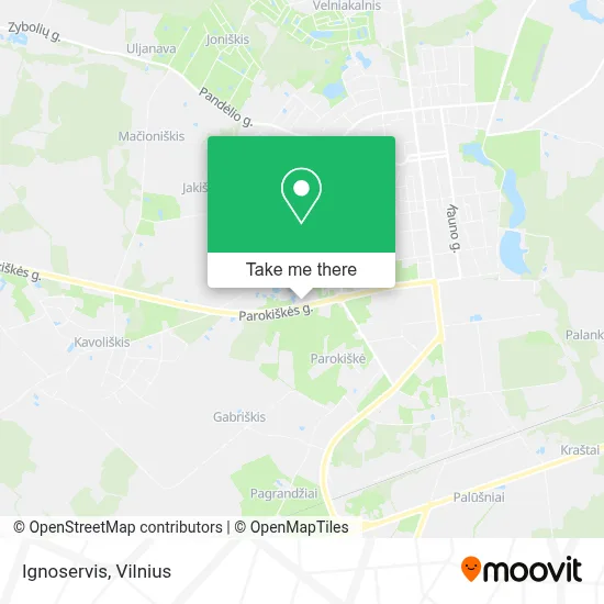Ignoservis map