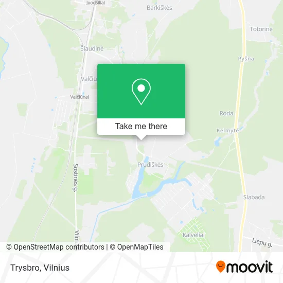Trysbro map
