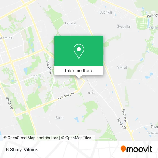 B Shiny map