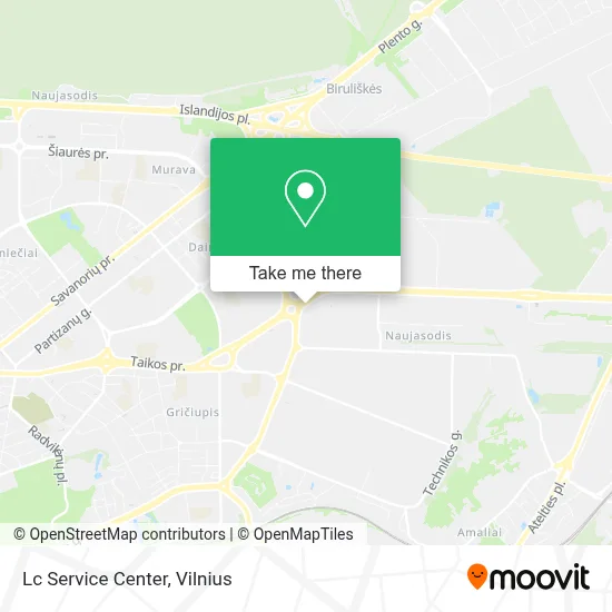 Lc Service Center map