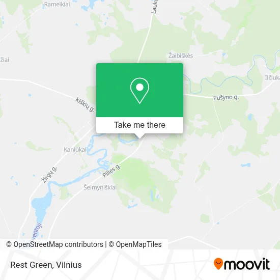 Rest Green map