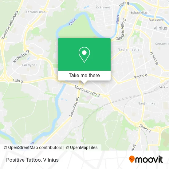 Positive Tattoo map