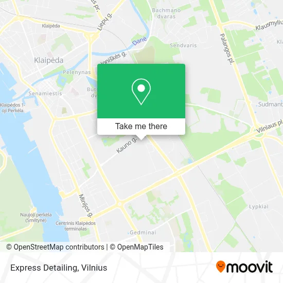 Express Detailing map